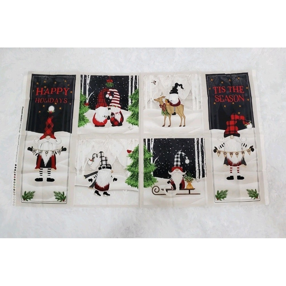 Gnome-antics Fabric Panel 44x24" Wilmington Prints